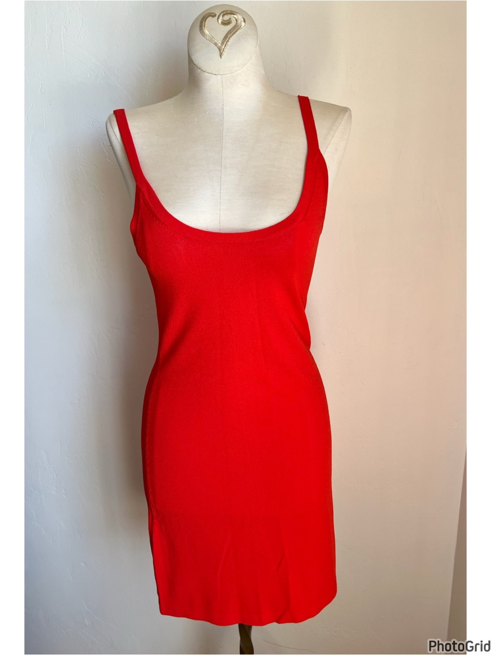Altuzarra Red Knit Mini Sleeveless Dress XS